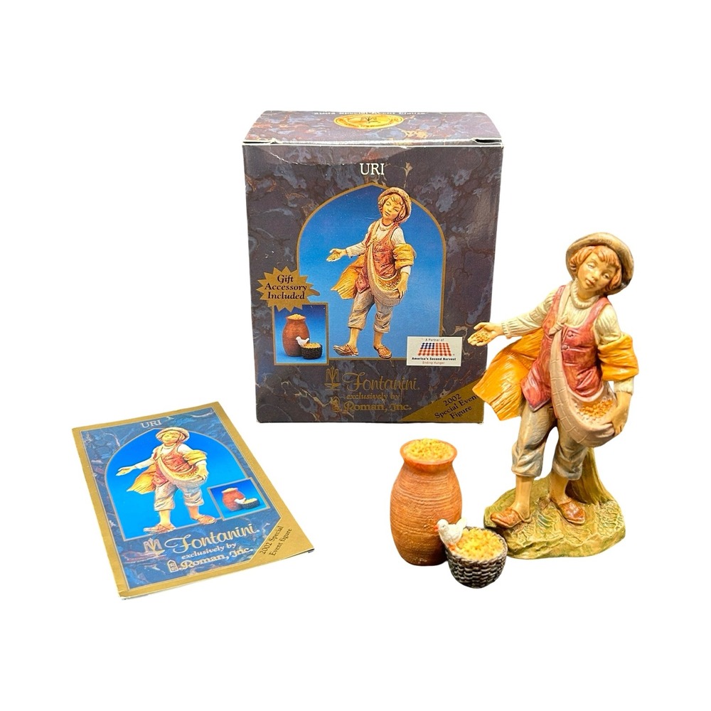 Fontanini Uri 2002 Special Event Figure Roman Inc Italy 5 Inch Scale 65101 Box